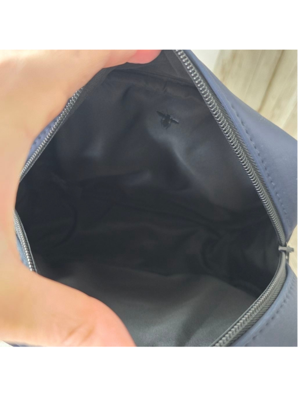 Unisex Dior Toiletry Bag Medium Blue - Picture 7 of 8